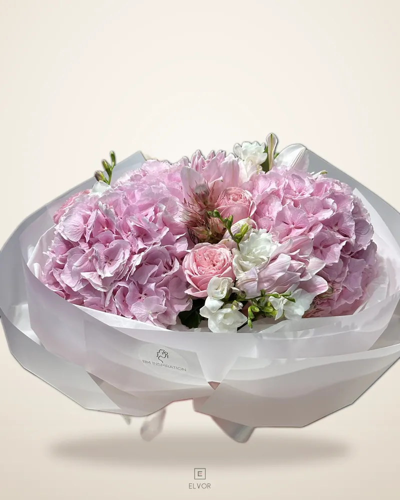 Buchet Roz-Alb